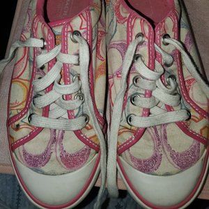 Coach Colorful canvas sneakers